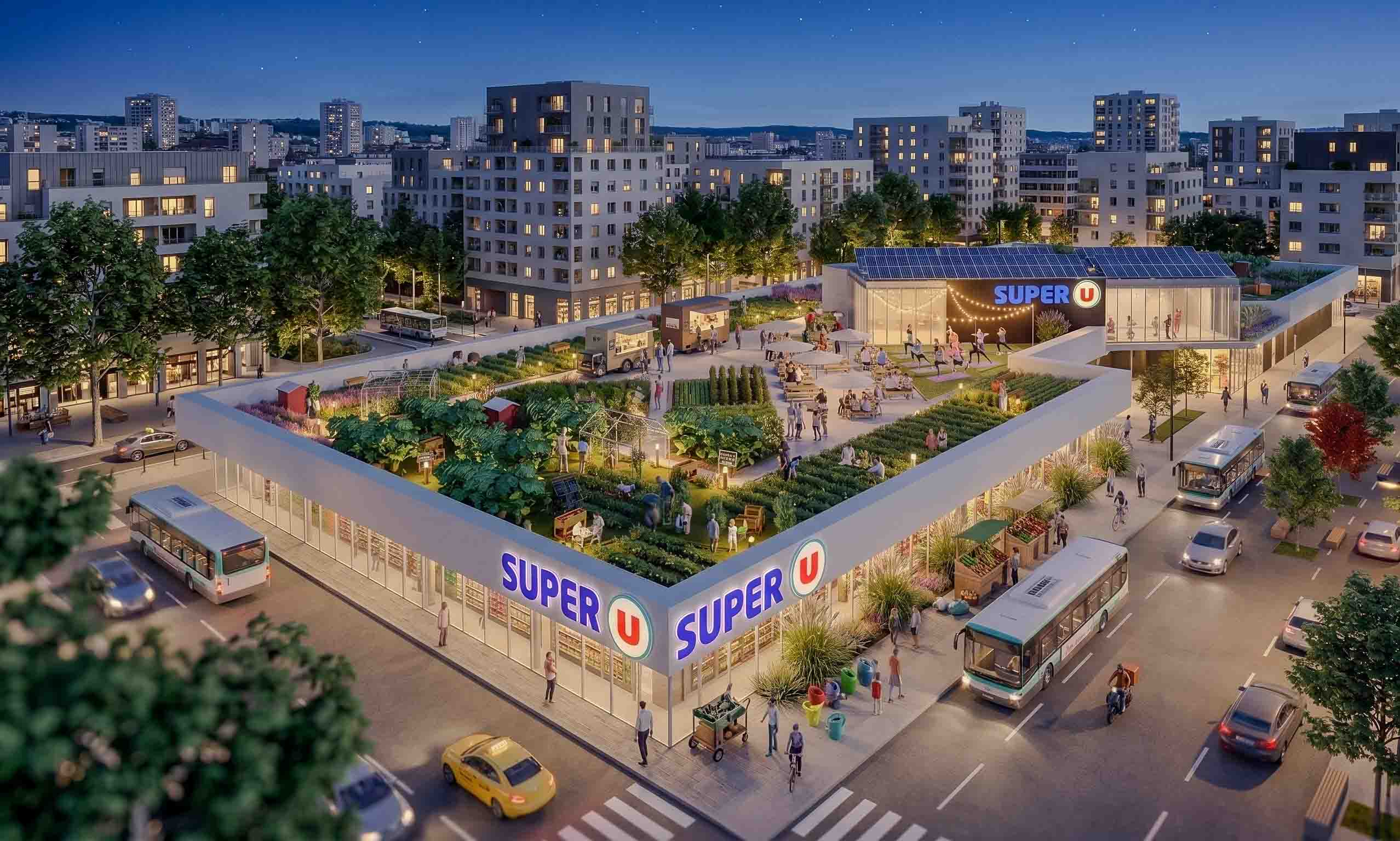 Étude de faisabilité, extension supermarché et ferme urbaine à Lyon - vue 4